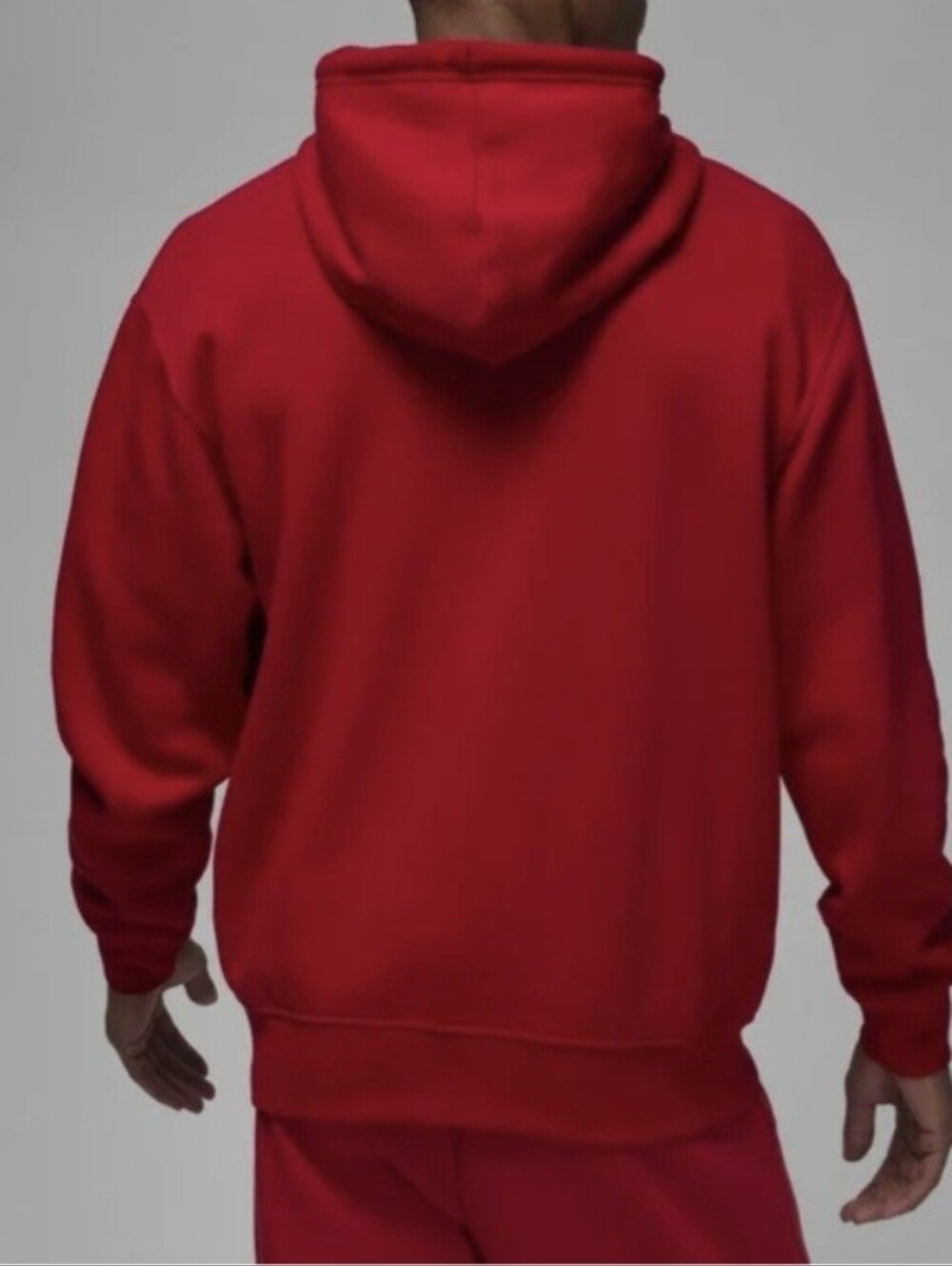 Jordan Kids Red Jogger Sweatpants with Black Logo